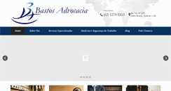 Desktop Screenshot of bastosadvocacia.com.br